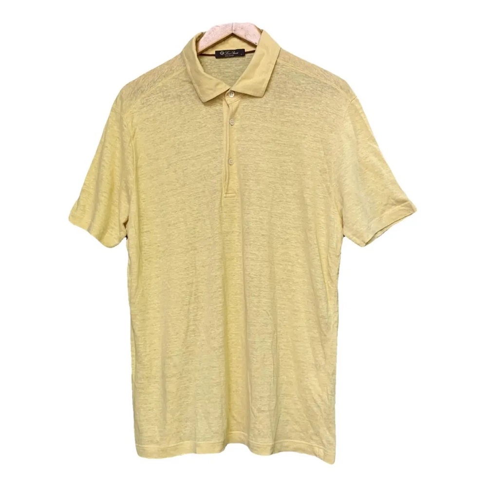 Loro Piana Light Yellow Polo Shirt